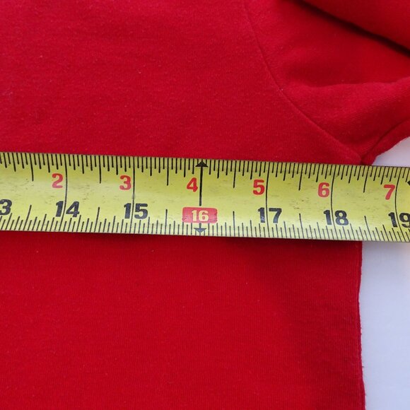 Northern Isles Women Red Mock Neck Long Sleeve Knit Top Shirt Size M Casual - Picture 7 of 10